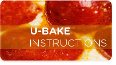 U-Bake Instrcutions at Alfy's Pizza